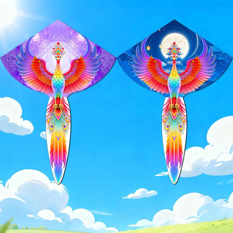 Colorful Peacock Kite for Children - Light Breeze Outdoor Fun