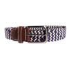 Ceinture textile - XL 120 cm - Bleu - Polyester - Mixte