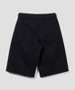 AGOD Belted Incision Cotton Bermuda Pants [Black]