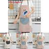 Dinosaur Waterproof Pvc Apron For Women Children Kitchen Cooking Splashresistant Apron
