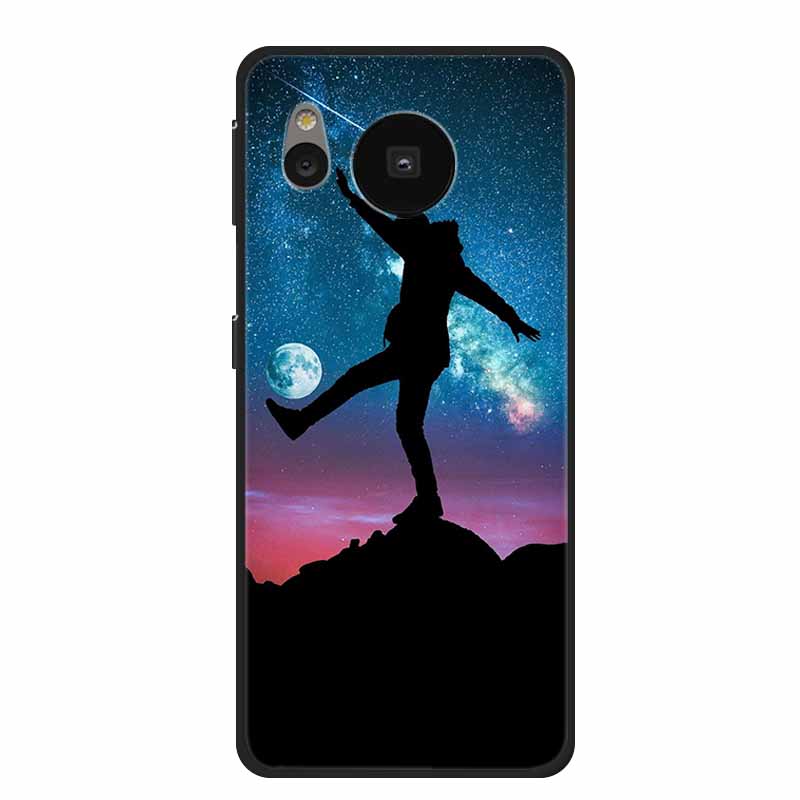 Per Custodia Sharp Aquos Sense 8 Cover Telefono Sense8 Silicone Nero Morbida Cover Posteriore Custodie Coque