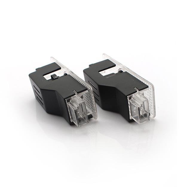 2PCS Welcome Light For E60 E46 E61 F07 F10 F11 F18 E63 E65 E90 E92E93 E91 F30 LED Car Door Projector Welcome Ghost Shadow Light License Plate Covers