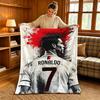 Sports C-Cristiano Ronaldos Throw Warm And Soft Suitable For Bedroom Living Room Sofa Bed Office Travel Camping