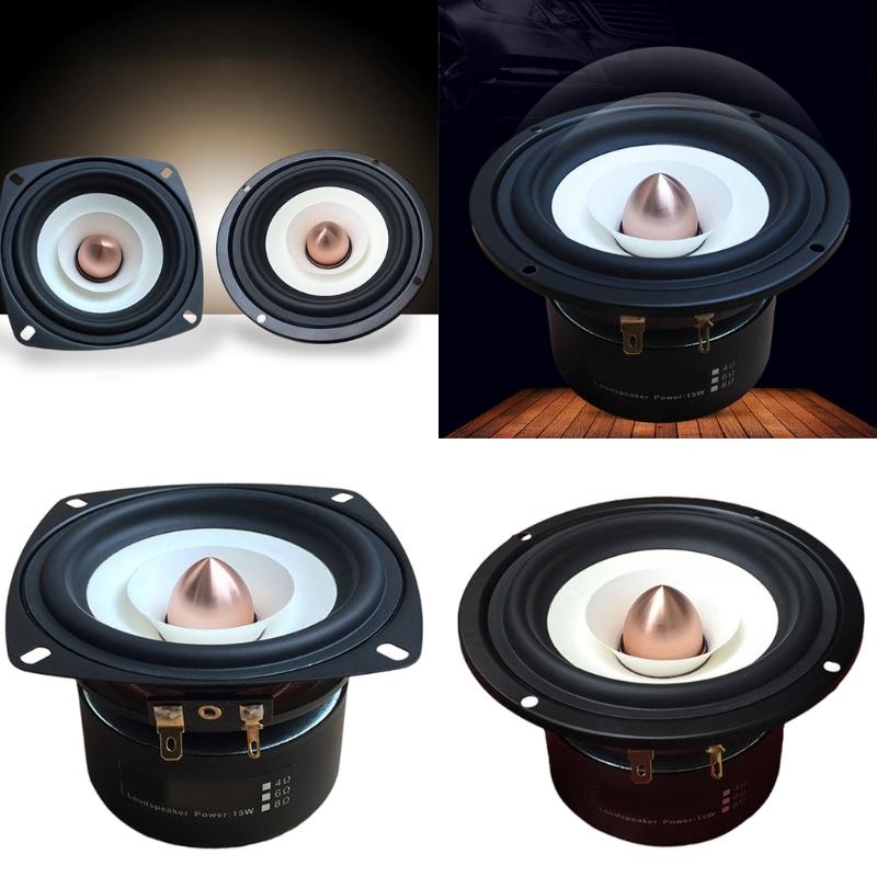 4-Zoll Full-Range-Konus-Woofer Lautsprecherkomponente mit tiefem Bass und geringen Verzerrungen für Audiophile Heim-Musik-Upgrades