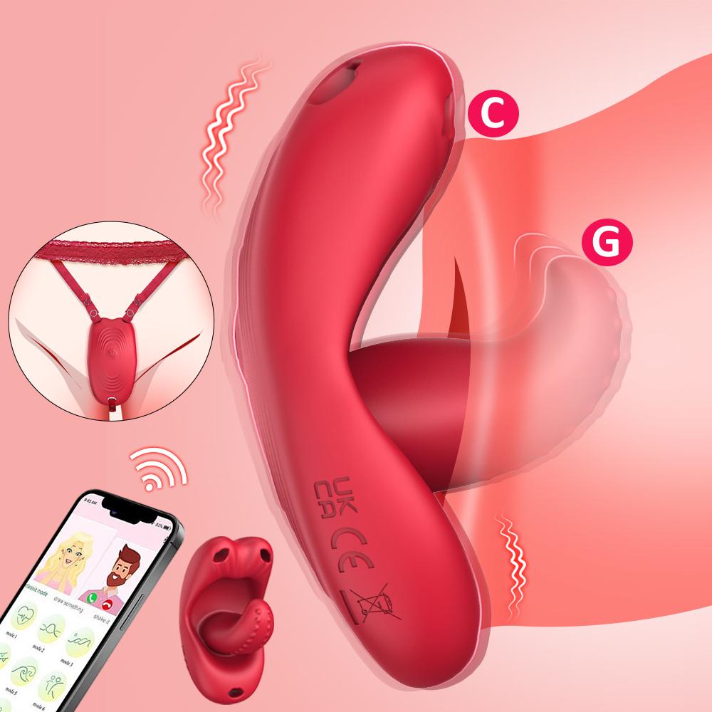 Women's Panty Vibrator APP Controlled Wearable G Spot Massager Butterfly Sex Toy for Couples Sexual Tool Female Pleasure Device