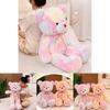 Entzückender Tie-Dye Teddybär Plüschtier mit Regenbogenband Weich und Kuschelig 100cm
