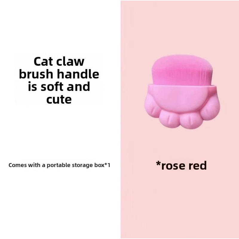 

Новая кисть для тона «Кошачья лапка» для волшебного макияжа без шрамов не расходует пудру и портативна для макияжа.