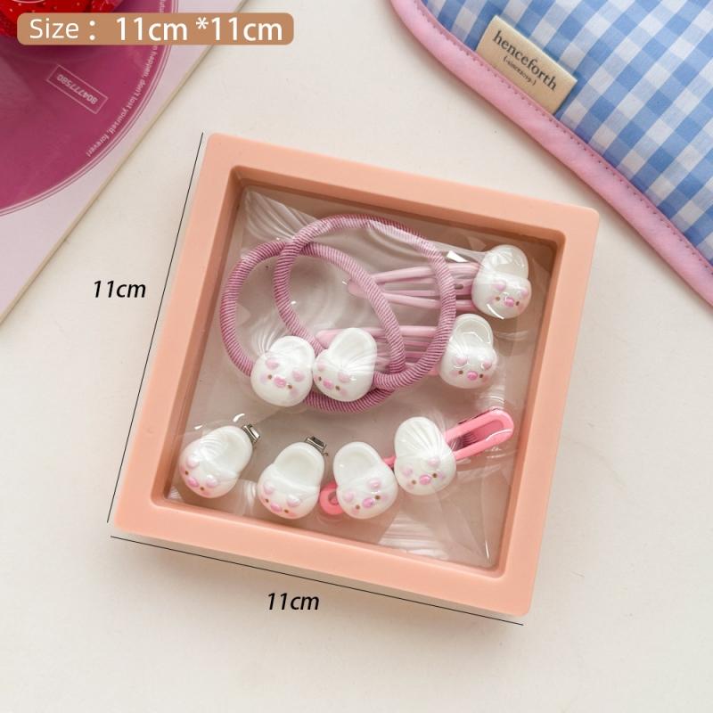 Cute Hair Clip Cartoon Hair Pin Bangs Side Clip Woman Kids Headwear Barrette Hair Accessories Gift Box