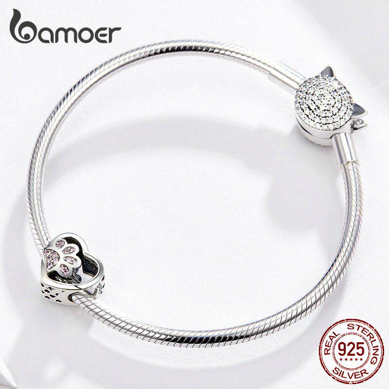 ONEFINITY Bracciale Per Cani In Argento 925 Con Zampa - Gioiello Per Donne Amanti Degli Animali
