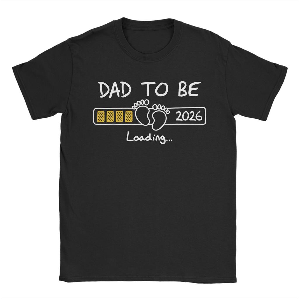 Novelty Soon to Be Dad 2026 Loading TShirts Unisex Unisex Crew Neck Pure Cotton T Shirts Fathers Day Tees Gift Idea Clothes