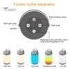 RGB Table Lamp AMZ LED Night Brightness Adjustable Memory Function Fingertip Control Symphony Mode Rechargeable Color Change Light Hanging Lantern