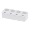 Jitsugyo Toothbrush Stand Toothbrush & Interdental Brush Stand Mist White 3394