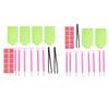 5D Diamond Art Painting Embroidery Art Pen Kit Set Accessories Foam Pencil Grips Pen Holder Tweezers Glue Clay Wax Green Trays