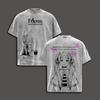 Harajuku Anime Frieren – Jenseits des Endes der Reise T-Shirt Vintage Gewaschenes T-Shirt Herren Damen Kleidung Hohe Qualität Baumwolle T-Shirts Oberteile