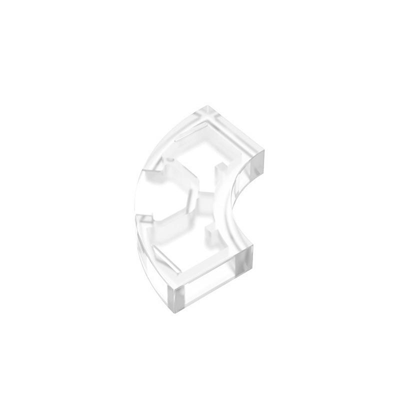 10PCS 27925 Tile Round Corner 2x2 4Rings without Holes Block Moc Compatible with Brick DIY Toys