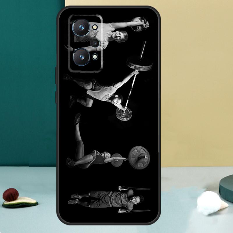 Cool Gym Fitness Cross Workout For Realme GT 7 Pro GT 5 6 6T C67 C61 C55 C53 C51 C21Y C25S C75 10 11 12 13 14 Pro Plus Case