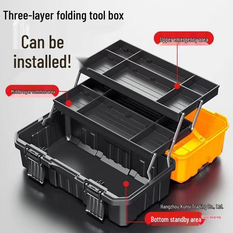 Oudis Multifunctional Electrician Toolbox: Industrial Household Folding Storage Set