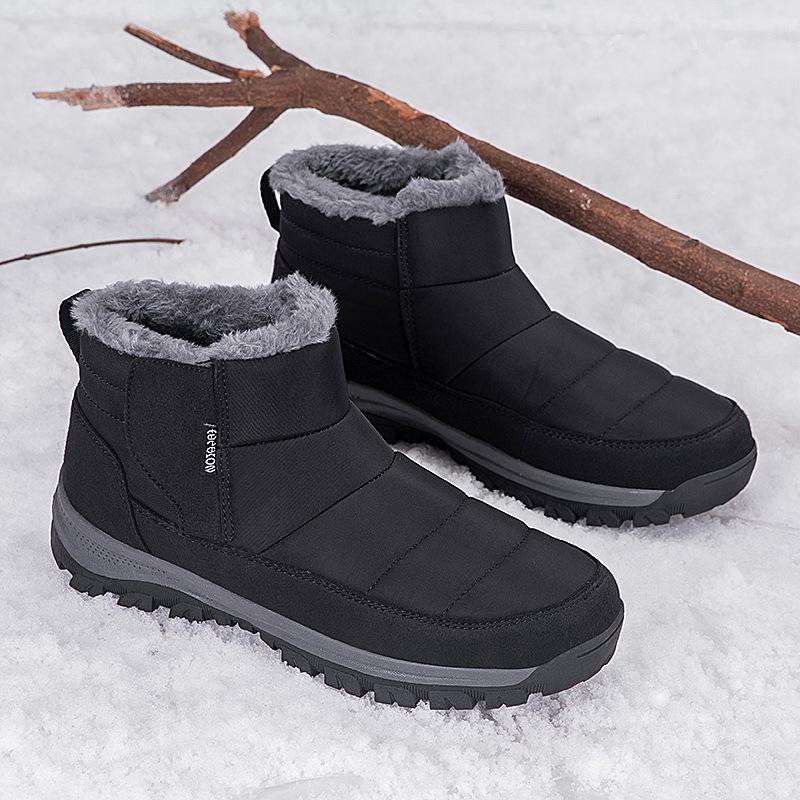 2024 Winter Anti-Rutsch Schneestiefel für ältere Menschen - Herren- & Damen-Leichtgewichtige, Weichsohlige, Plus Samt Warme Baumwollschuhe