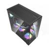 Boîtier informatique - DARKFLASH - DS900 - 7 ventilateurs ARGB - Compatibilité ATX - Noir
