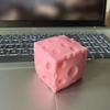 5cm Cheese Squeezed Cube Super Soft Cheese Stress Ball Novelty Cheese Squishy Toy  Stress Relief