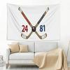 VIKAMA Amerikanisches Retro Eishockey Wandteppich Trendig Cool Wohnzimmer Sofahintergrund Studentenzimmer Wanddekoration Wandteppich