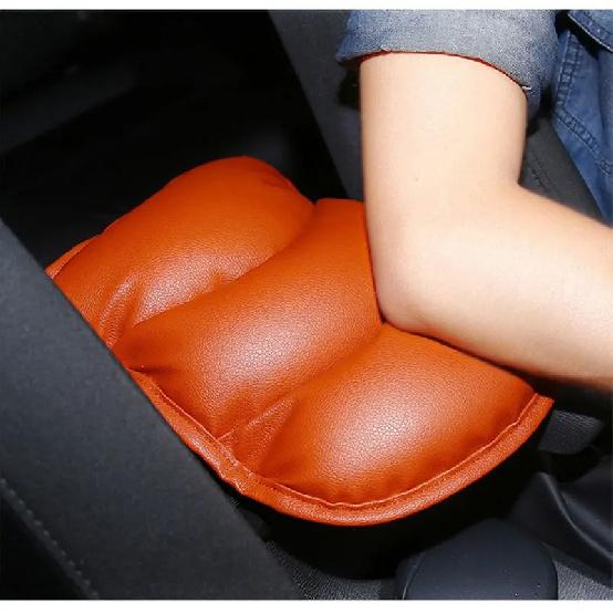 Leather Car Armrest Pad Covers Universal Center Console Auto Seat Armrests Box Pads Black Armrest Storage Protection Cushion