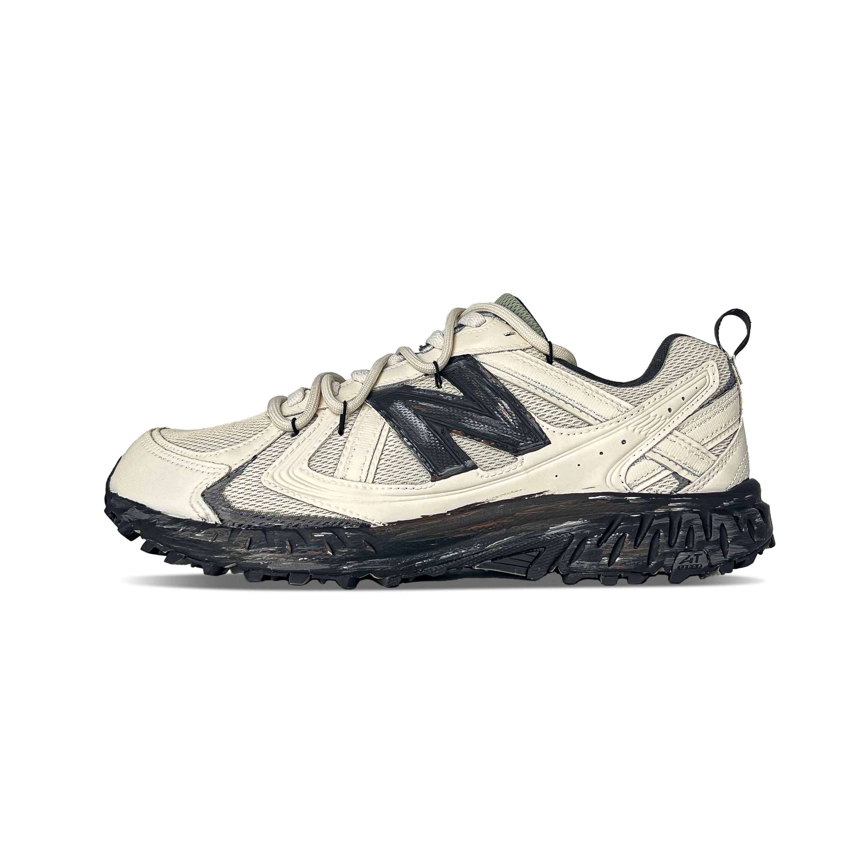 

New Balance NB 410 V5 Running Shoes Unisex Low Top Beige/Black MT410KR5(Team1047-) 45