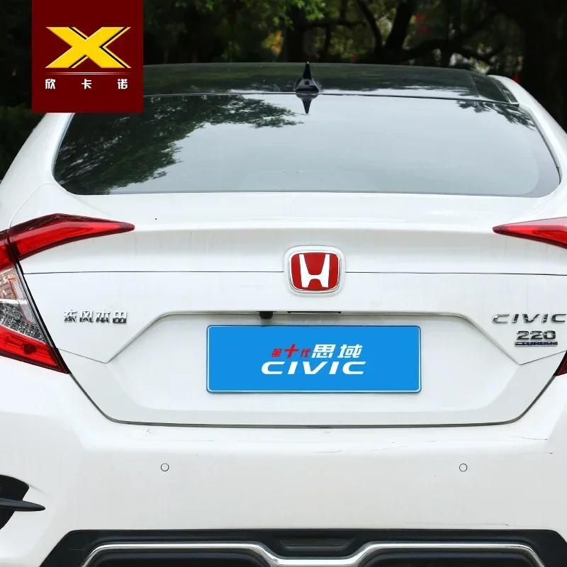 For Honda 2006-2019 8th 9th 10th 11th Car Mirror surface Logo Front Grille Trunk JMYID56 Steering Wheel Decoration Accessories