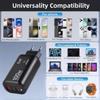 100W GaN PD Type C Charger USB QC 3.0 For Laptop Ipad PPS Fast Charge EU UK For Samsung Xiaomi iPhone 15 16 Pro Max Mobile Phone