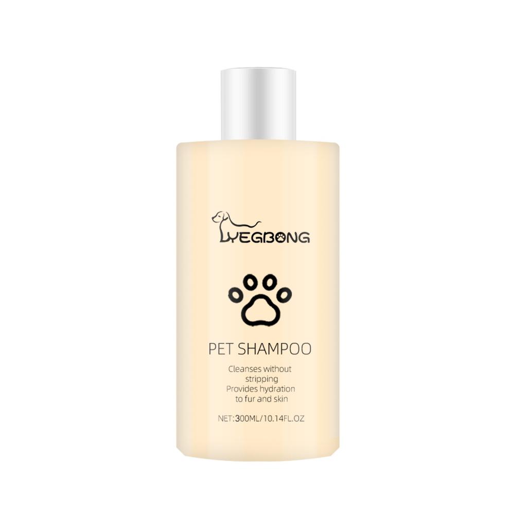 Haustiershampoo, Hundeshampoo und Fellwaschmittel zur Feuchtigkeitsversorgung, Reinigung und Pflege von Tierhaaren, 300 ml