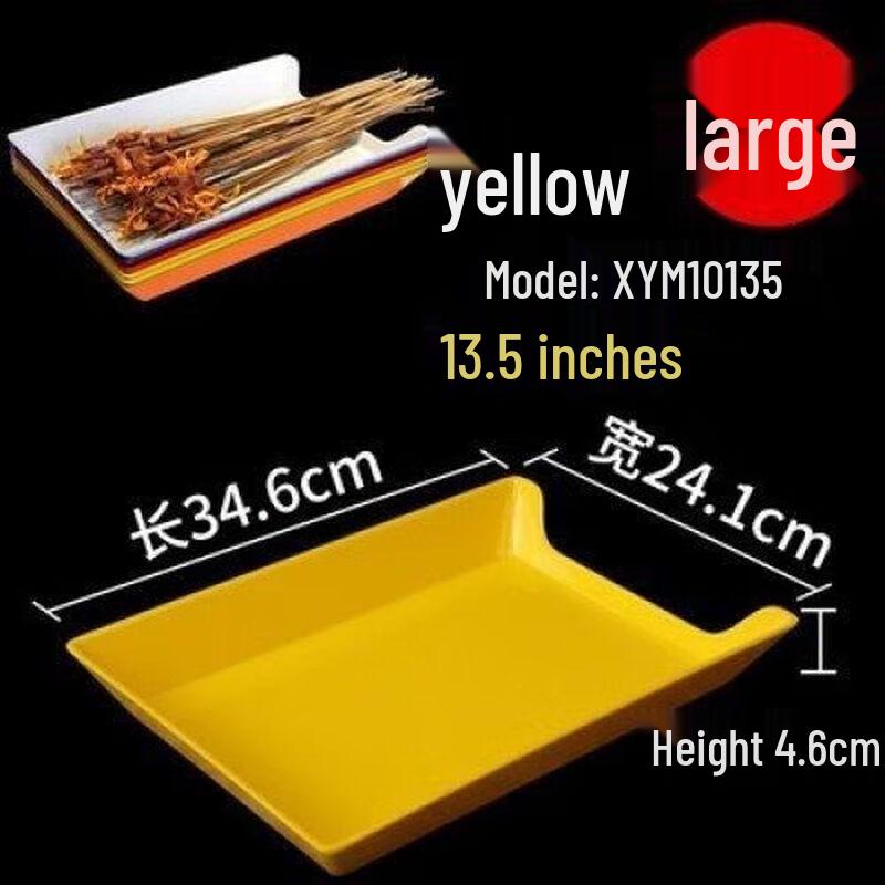 Jijun Square Plastic Hotpot Skewers Tray
