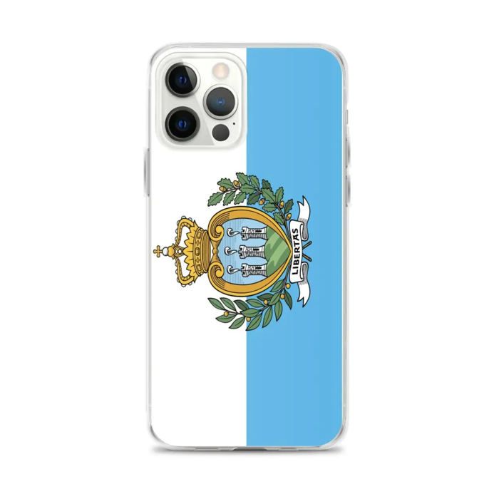Coque Télephone Drapeau Saint-Marin — iPhone 12 Pro Max
