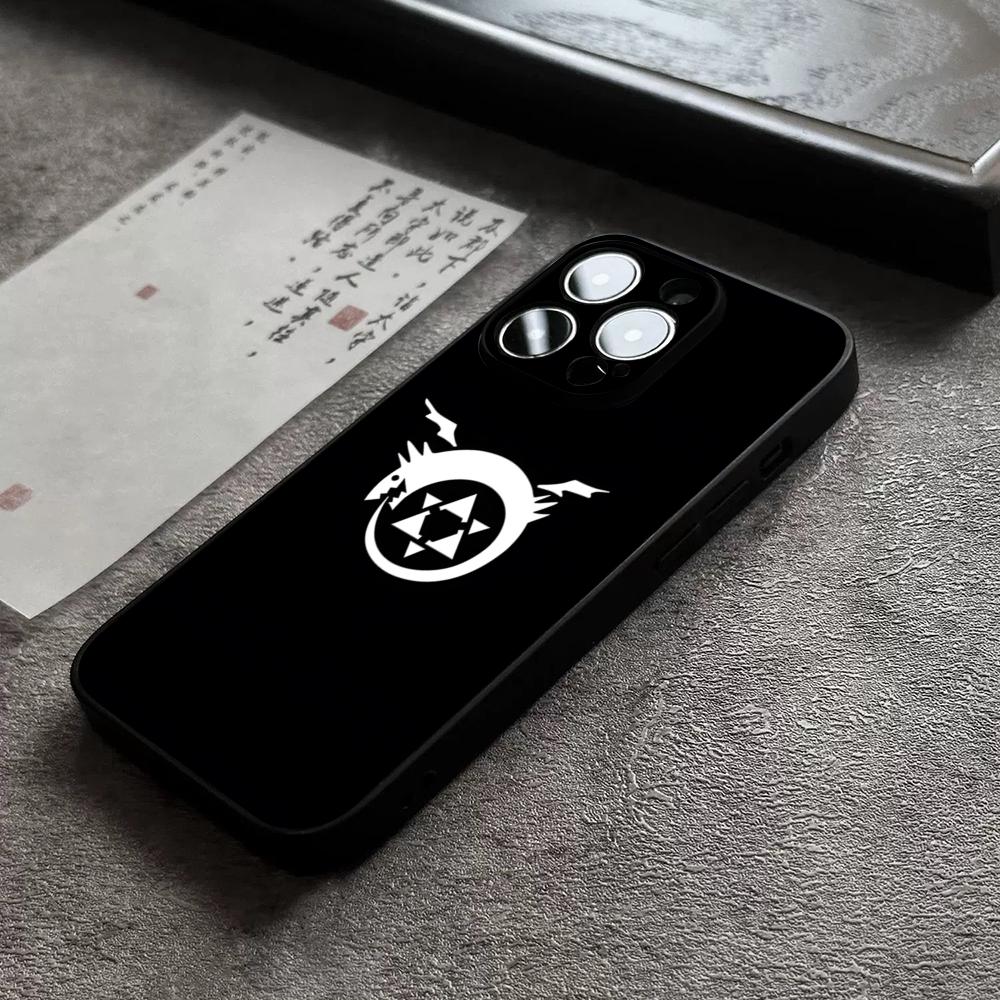 F-FULLMETAL A-ALCHEMIST Phone Case For 17 Pro Max Iphone 16 14 Pro Max 12 15 Plus 13 Pro 11 Xr X Xs 8 Plus Back Cover