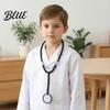 Pretend Play Medical Kit Stethoscope Prop Fake Doctor Nurse Costume Accessories Plastic Halloween Accessories Toy for Role Play Cosplay,