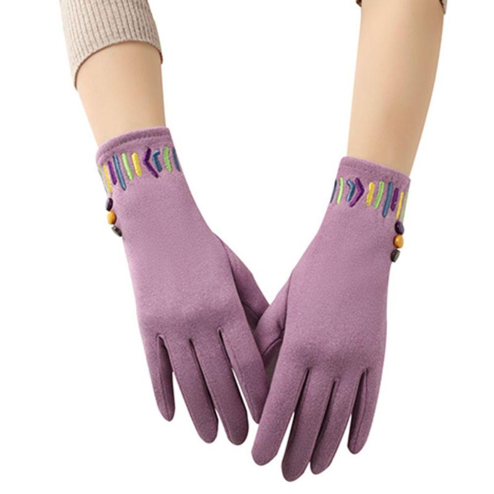 

Hand Protection Gloves Non-slip Warm Gloves NEW Touch Screen Gloves Winter фіолетовий