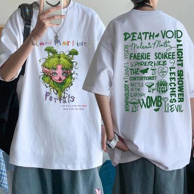 Melanie Martinez 90S Vintage Moda Camisa Camisetas para Mujeres Unisex Gráfico Verano Y2K Camisetas