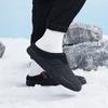 Winter Cotton Slippers for Men and Womens Casual Slip on Shoes Home Plush Clogs for Shoes Waterproof Anti-slip Winter Slippers