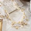 Shell Turtle Starfish Imitation Pearl Seed Bead Necklace 3-Piece Set Stacking Beach Vacation Style Accessory Daily Accessory