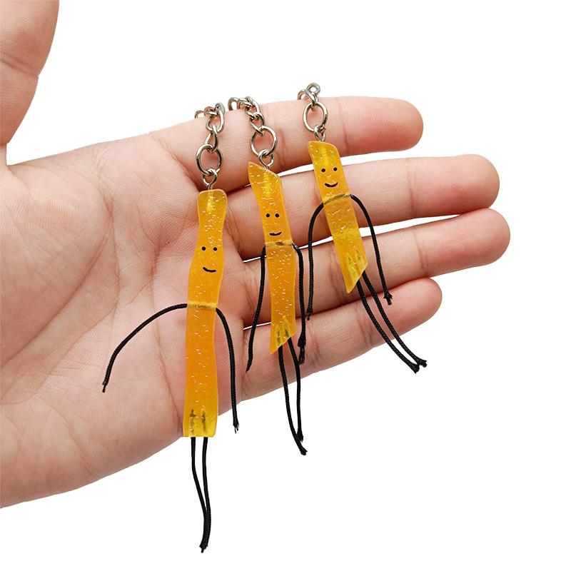 Cartoon Resin  Keychain Bag Pendant Student Couple Backpack Decorations Festive Supplies Creative Gift