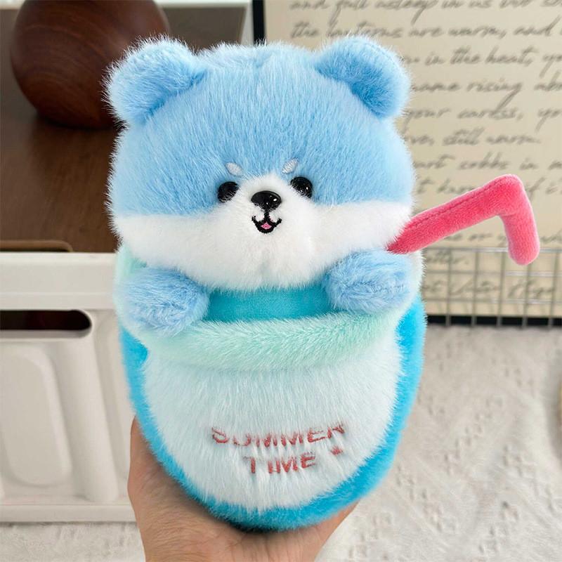 Cute Dog Cat And Raccoon Plush Doll With Pp Cotton Filling For Kids And Collectors