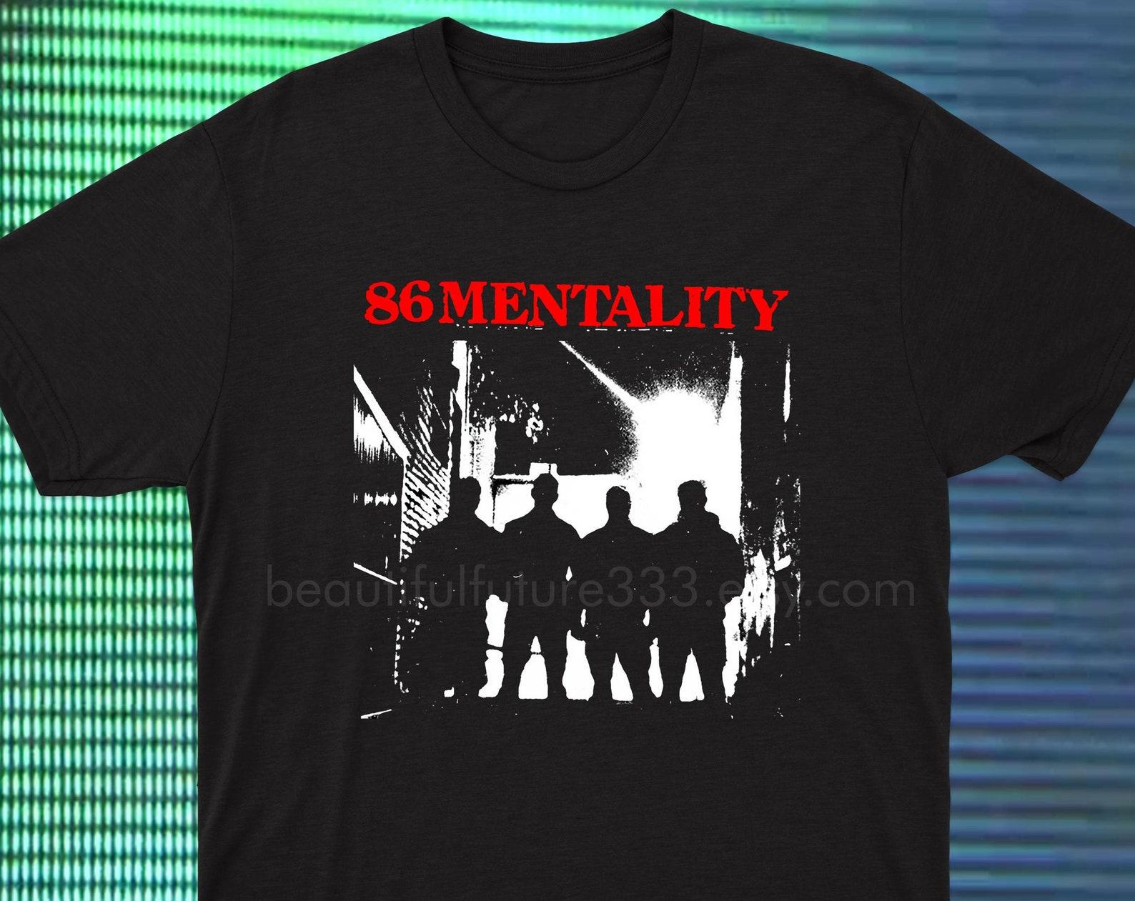 86 Mentality T shirt Oi Punk Hardcore L