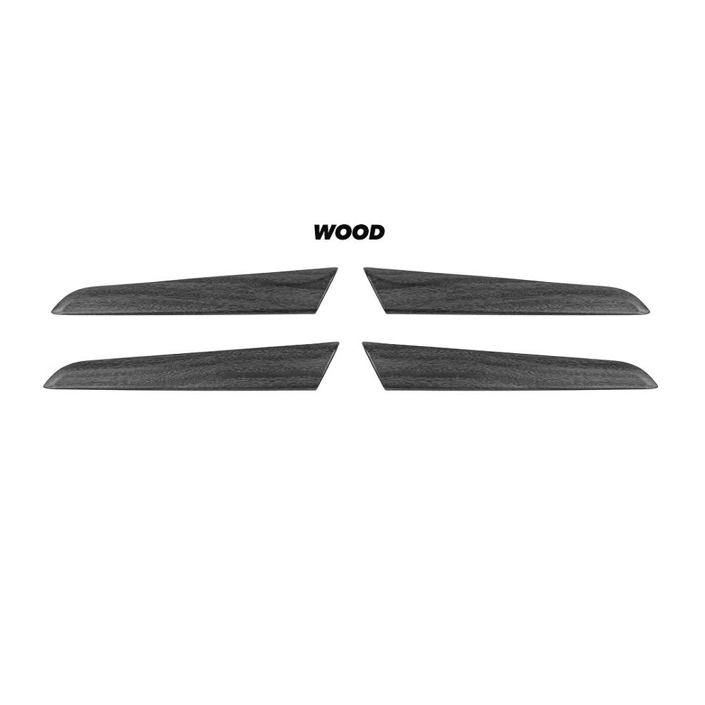 

For Kia Telluride 2020-2026 Inner Door Handle Bowl Cover Carbon Fiber Style Inside Door Panel Trim Stripe Interior Accessories