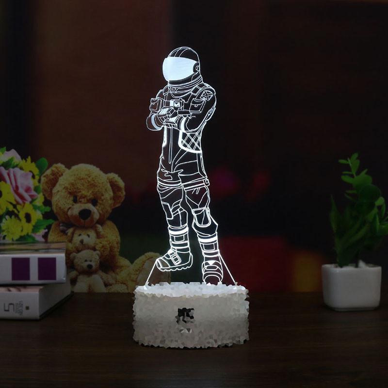 3d Led Lamp Night Light 7 Color Usb Touch Table Desk Lamp Art Kid Gift