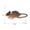 Mice Toy Model Fake Rat Pranks Props Educational Simulation Animals Figurines for Cake Topper