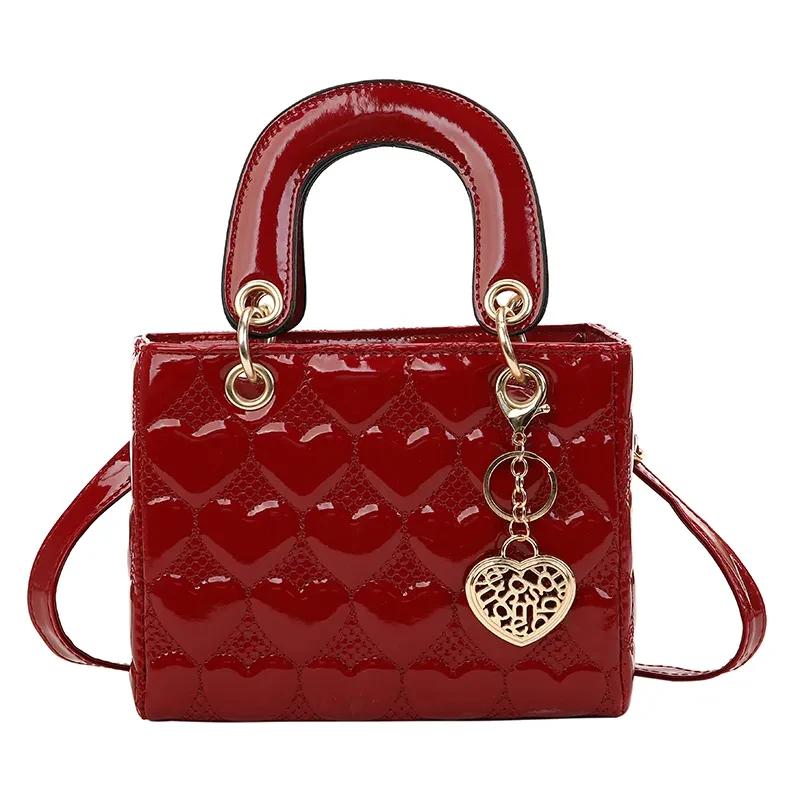Handbag 2024 Women Brand Luxury Totes High Quality Fashion Classic Quilted Square Handle Bag Women Crossbody Shoulder Bags