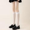 Summer Black Sexy Thin Thigh-High Stockings – High Transparency Over-the-Knee Silk Socks