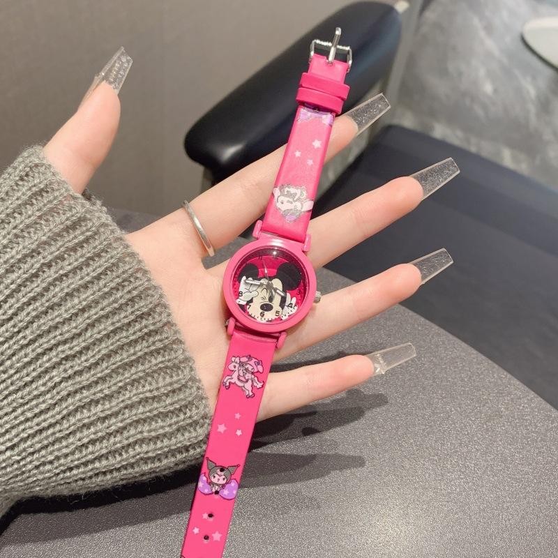 Cute Kt Cat Children'S Cartoon Watch High Value Boys And Girls 3-16 Years Old Primary And Secondary School Students Simple
