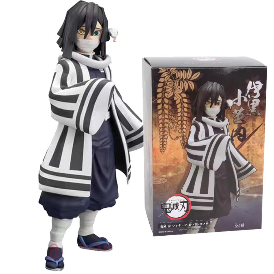 Demon Slayer Anime Action Figures - Kamado Tanjirou Nezuko Zenitsu Inosuke Miniature PVC Collectible Statues for Fans