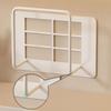 Easy To Install Non Drilling Wall Mounted Router Bracket - Stylish White Cast Iron, Multi-purpose Storage Rack