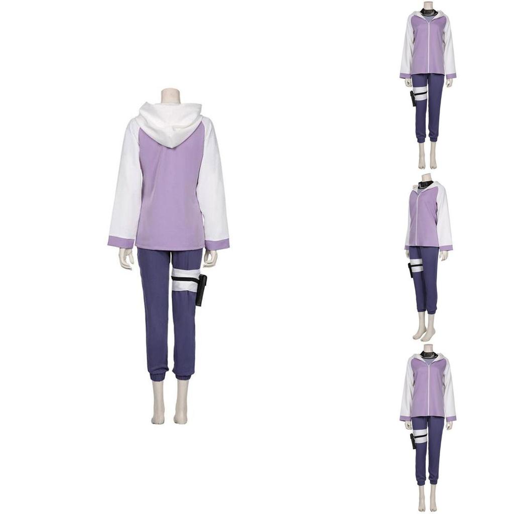 Hinata Teenage Adult Cosplay Clothes Full Set Made With Soft Polyester Fabric**
